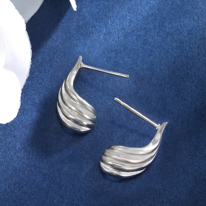 1 Pair XUPING Simple Style Commute Irregular Geometric 304 Stainless Steel Ear Studs