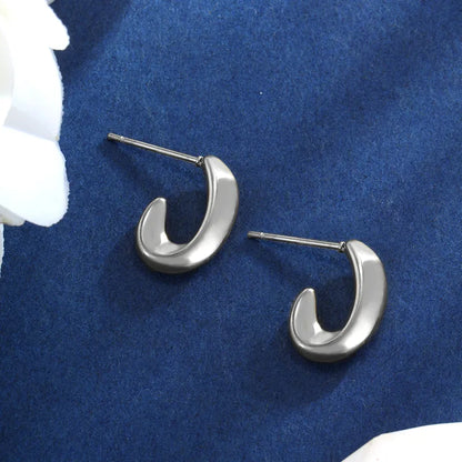 1 Pair XUPING Simple Style Commute Irregular Geometric 304 Stainless Steel Ear Studs