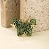 1 PCS/Package Synthetic Resin Copper Resin Zircon 18K Gold Plated Butterfly Pendant