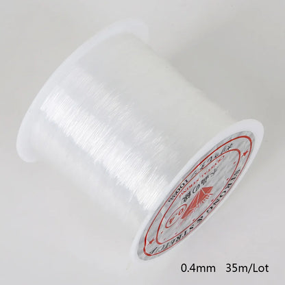 1 Piece 0.8mm 35m 8M Crystal Line Cord Jewelry Accessories