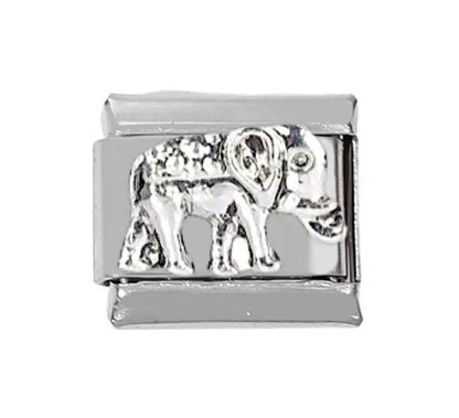 1 Piece 1*0.9CM 304 Stainless Steel Animal Italian Charms