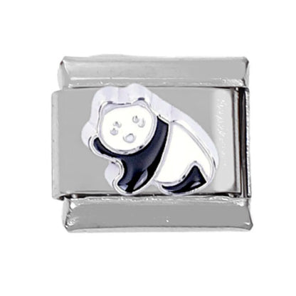 1 Piece 1*0.9CM 304 Stainless Steel Animal Italian Charms