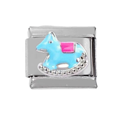 1 Piece 1*0.9CM 304 Stainless Steel Animal Italian Charms