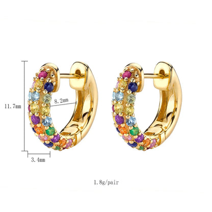 1 Piece 1 Pair Ig Style Lady Circle Tassel Plating Inlay Copper Zircon 18k Gold Plated Earrings