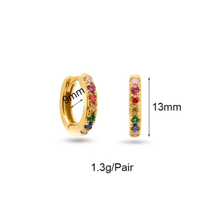 1 Piece 1 Pair Ig Style Lady Circle Tassel Plating Inlay Copper Zircon 18k Gold Plated Earrings