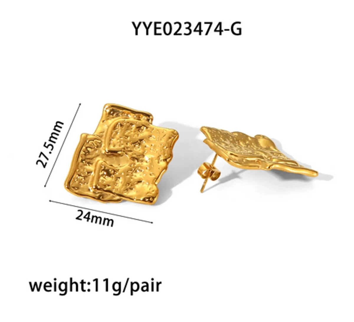 1 Piece 1 Pair Nordic Style Modern Style African Style Geometric 304 Stainless Steel 18K Gold Plated Ear Studs