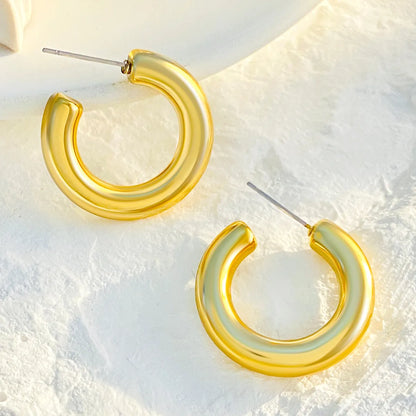 1 Piece 1 Set 1 Pair Classic Style C Shape Geometric Water Droplets Plating CCB Drop Earrings Ear Cuffs Ear Studs