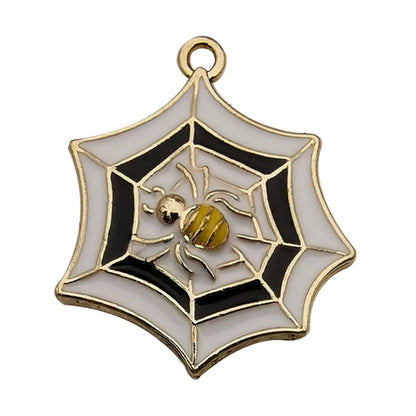 1 Piece 10 * 23mm 12 * 15mm 18 * 20mm Alloy Pumpkin Spider Ghost Pendant