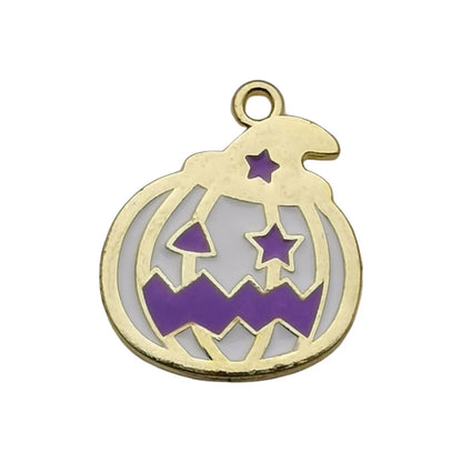 1 Piece 10 * 23mm 12 * 15mm 18 * 20mm Alloy Pumpkin Spider Ghost Pendant