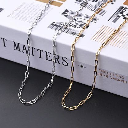 1 Roll 10*5.5mm 12*6.5mm 304 Stainless Steel 18K Gold Plated Solid Color Polished Chain