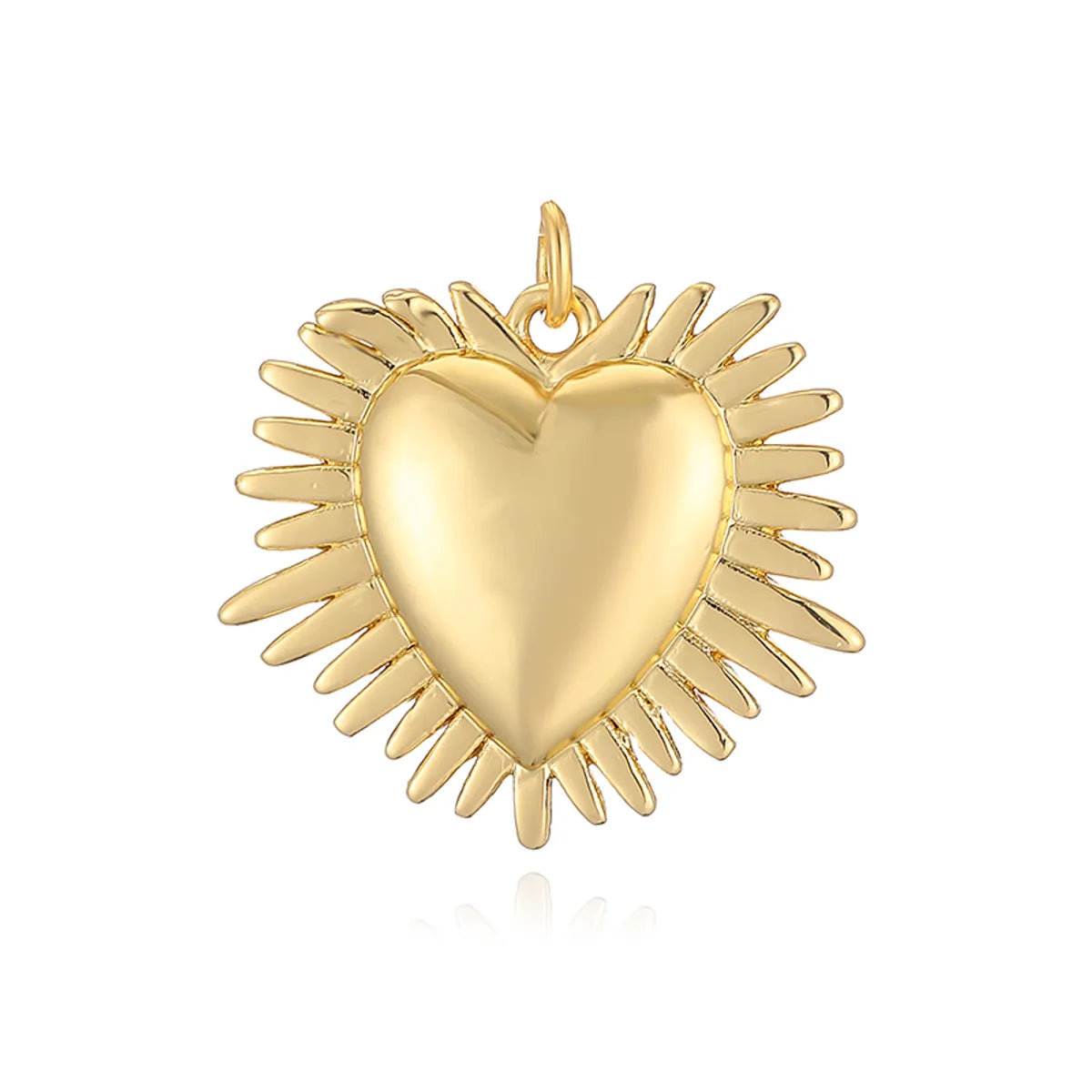 1 Piece 10*9.1mm 16.5*8.3mm 17*4.6mm Copper Artificial Pearls Zircon 18K Gold Plated Pentagram Heart Shape Pendant