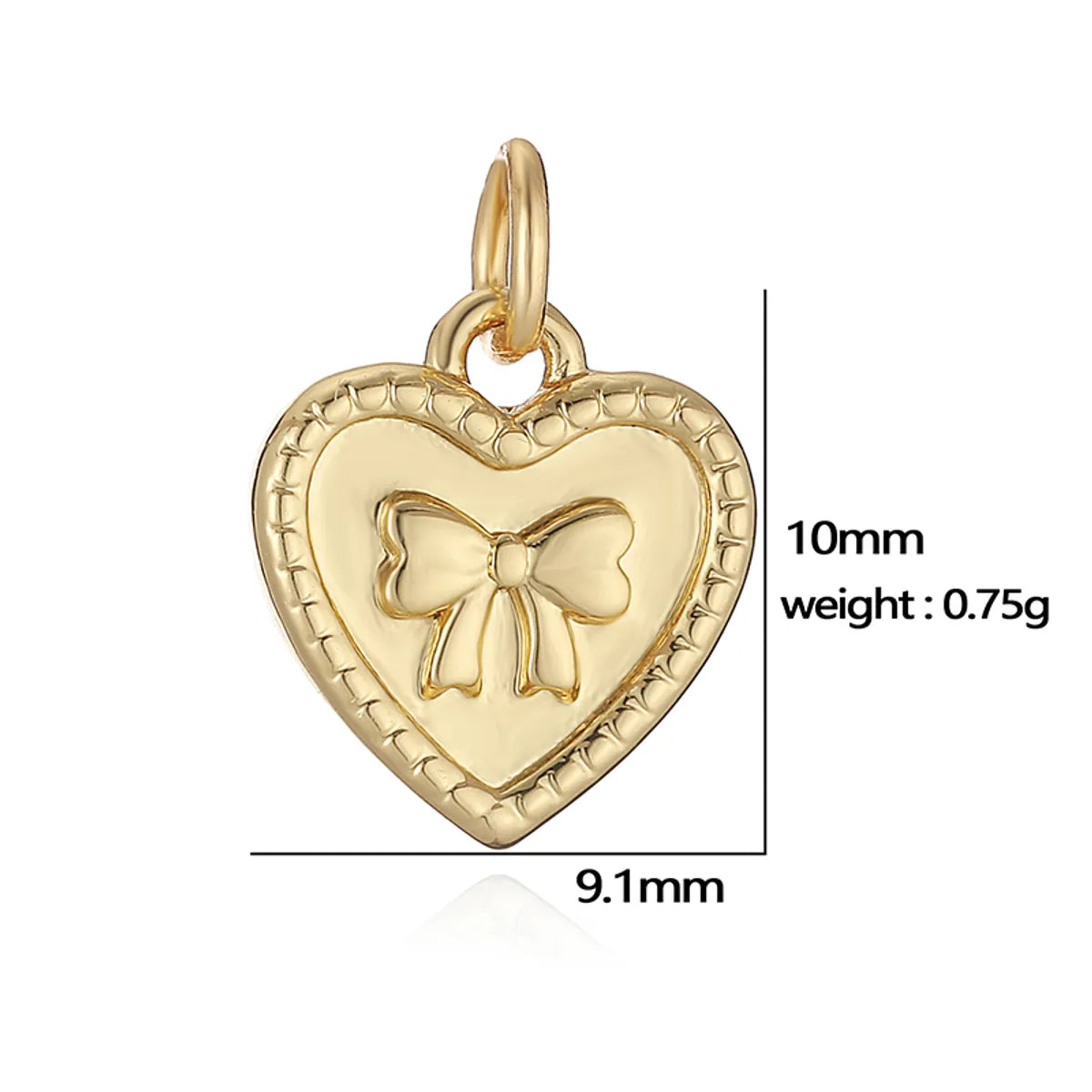 1 Piece 10*9.1mm 16.5*8.3mm 17*4.6mm Copper Artificial Pearls Zircon 18K Gold Plated Pentagram Heart Shape Pendant