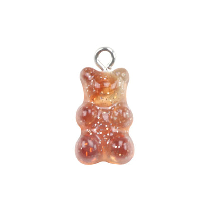 1 Piece 11 * 17mm Resin Bear Pendant