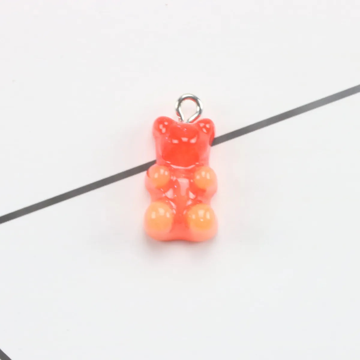 1 Piece 11 * 17mm Resin Bear Pendant