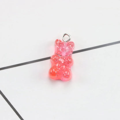 1 Piece 11 * 17mm Resin Bear Pendant