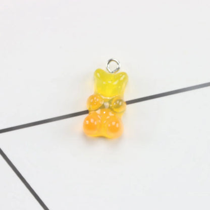 1 Piece 11 * 17mm Resin Bear Pendant