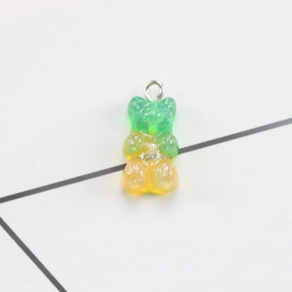 1 Piece 11 * 17mm Resin Bear Pendant