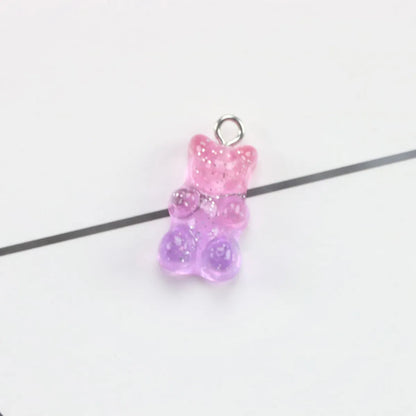 1 Piece 11 * 17mm Resin Bear Pendant