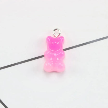 1 Piece 11 * 17mm Resin Bear Pendant