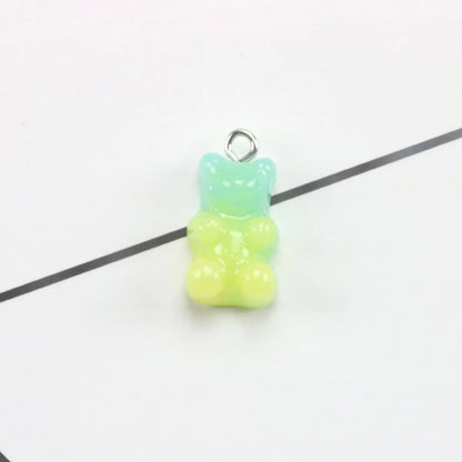 1 Piece 11 * 17mm Resin Bear Pendant