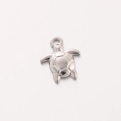 1 Piece 11*1mm 304 Stainless Steel Tortoise Pendant