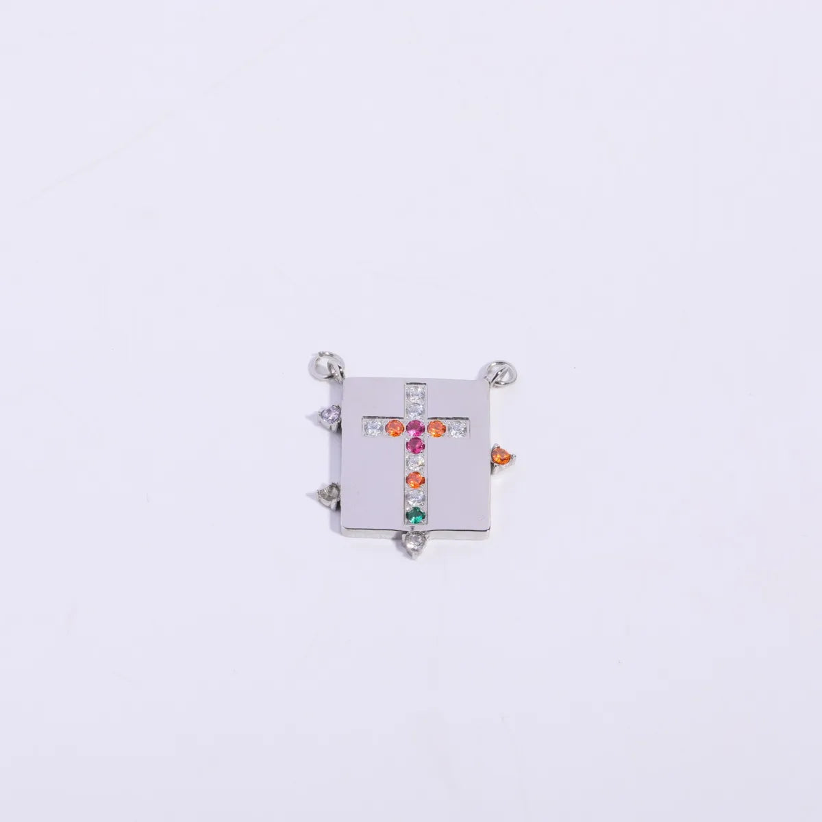 1 Piece 12*16mm 13*2MM 20 * 23mm 304 Stainless Steel Zircon Cross Heart Shape Butterfly Pendant Chain