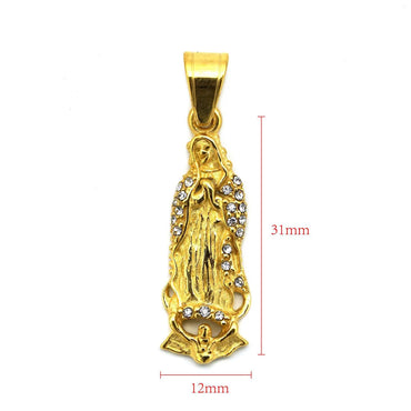 1 Piece 12*31mm 14*17mm 20*20mm 316 Stainless Steel  Zircon Human Pendant