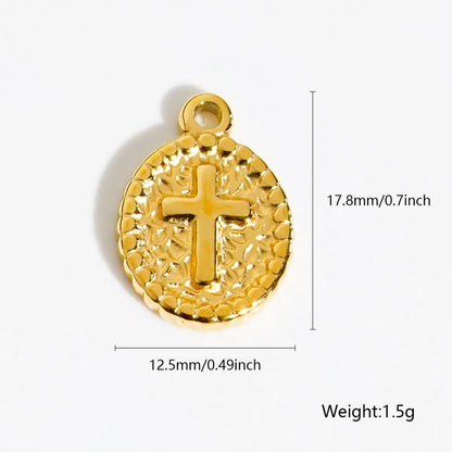 1 Piece 12.6*17.8mm 19.6mm 21.5*10.2mm 304 Stainless Steel Animal Sun Solid Color Pendant