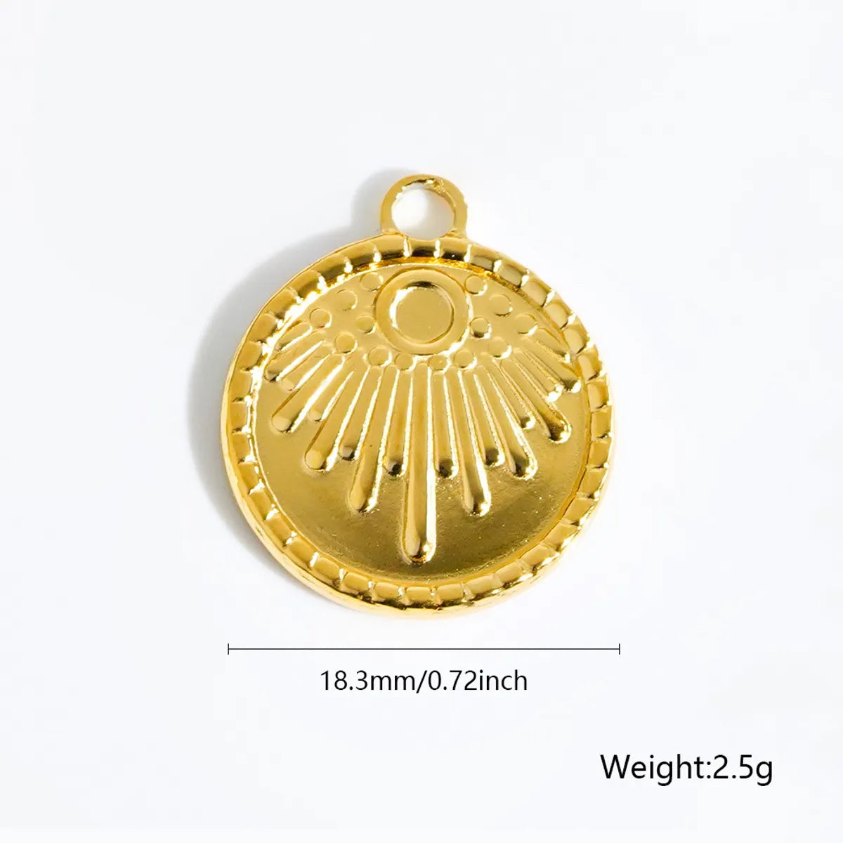 1 Piece 12.6*17.8mm 19.6mm 21.5*10.2mm 304 Stainless Steel Animal Sun Solid Color Pendant