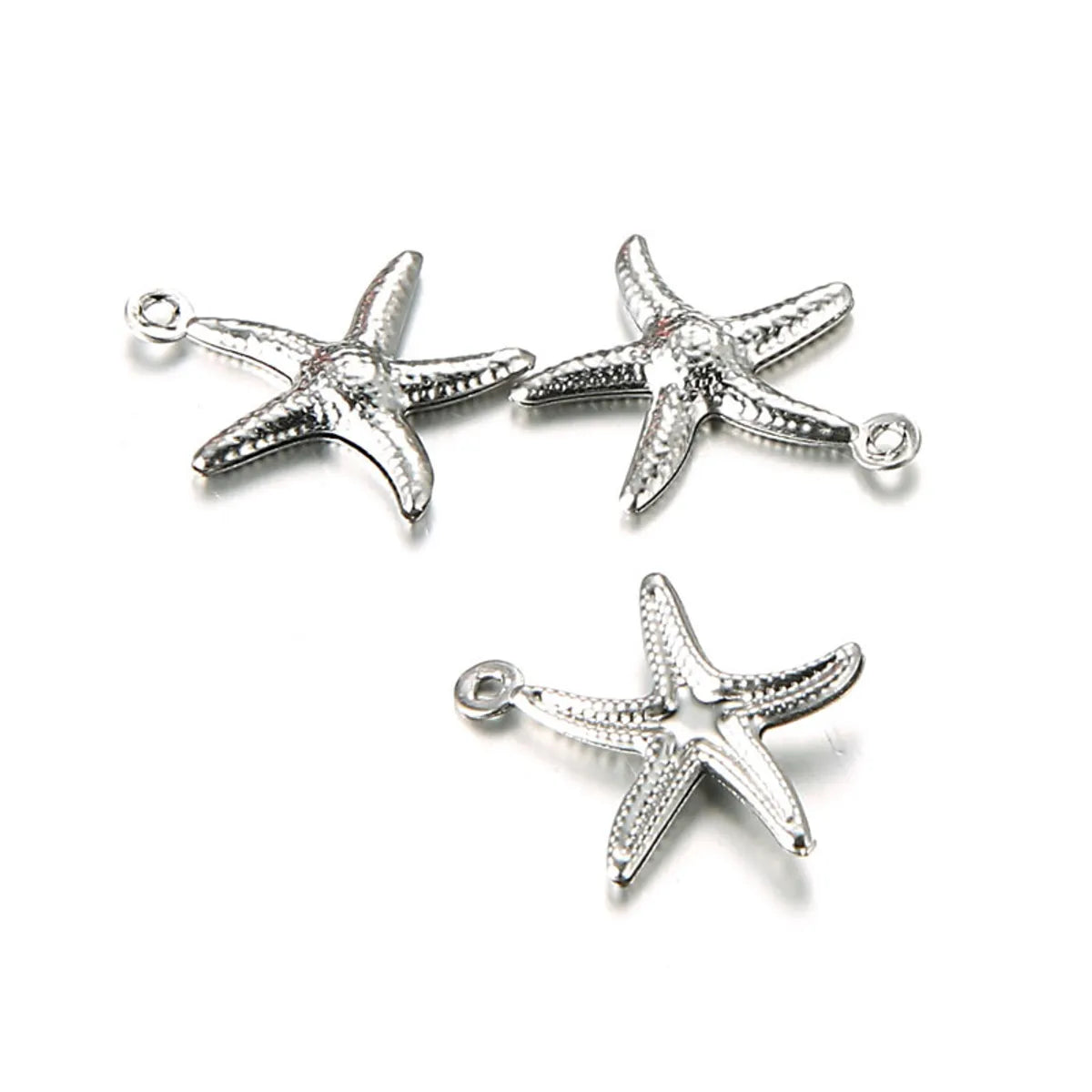 1 Piece 12mm 20mm 304 Stainless Steel Starfish Pendant