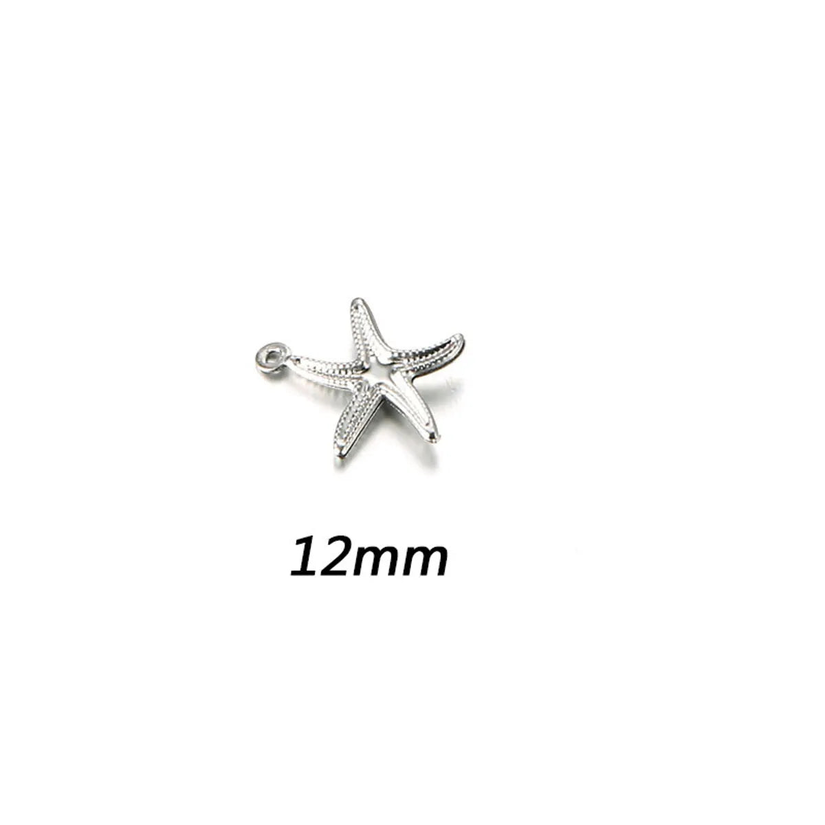 1 Piece 12mm 20mm 304 Stainless Steel Starfish Pendant