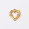 1 Piece 13 * 14mm 304 Stainless Steel Heart Shape Pendant