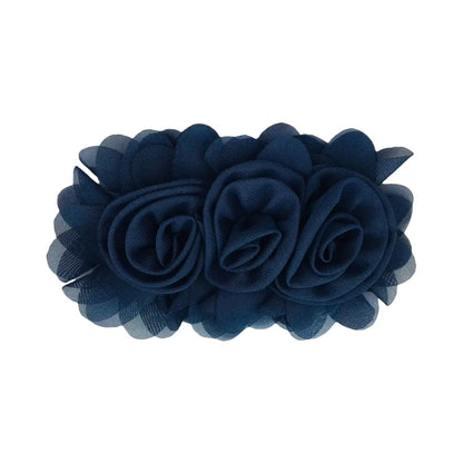 1 Piece 13cm Chiffon Solid Color Flower Flower Shape Bead Caps