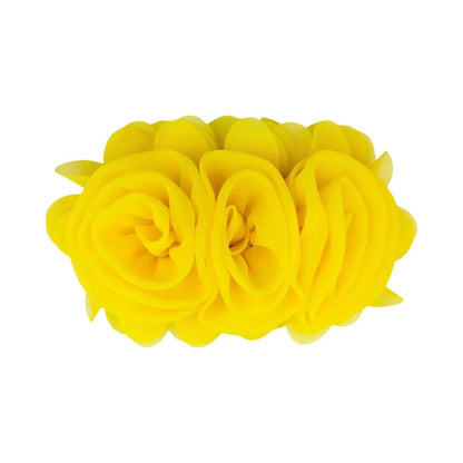 1 Piece 13cm Chiffon Solid Color Flower Flower Shape Bead Caps