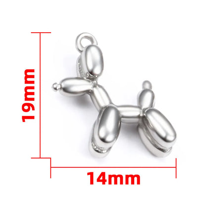 1 Piece 14*19mm 304 Stainless Steel Solid Color Pendant