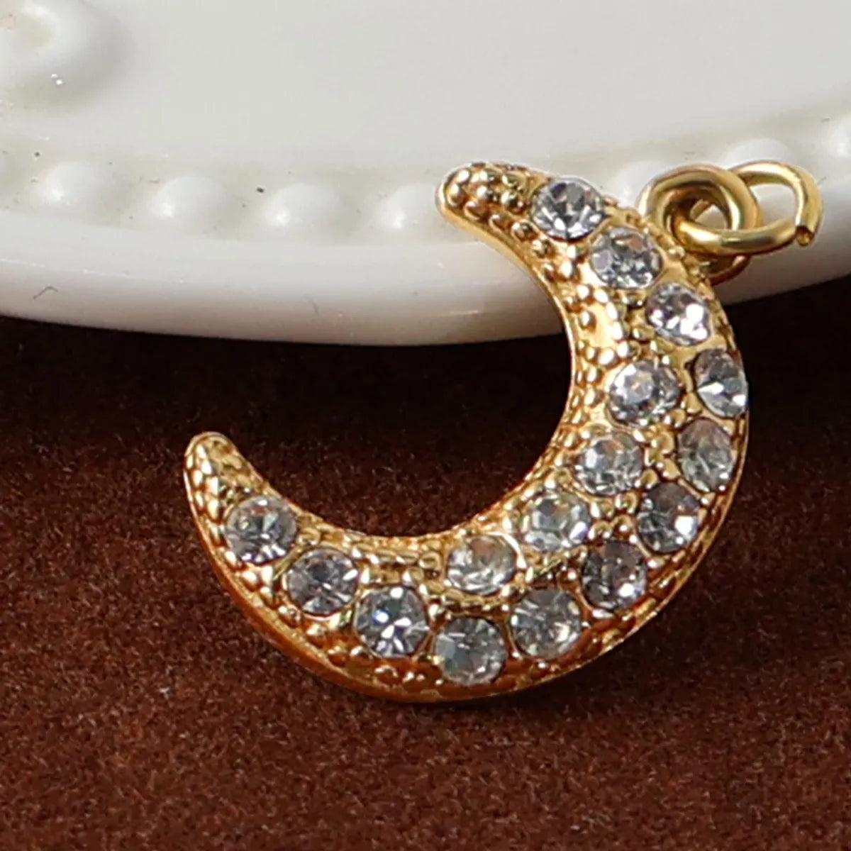 1 Piece 14.1*11.2mm 18.8*13mm 304 Stainless Steel 316 Stainless Steel  24K Gold Plated Sun Moon Pendant