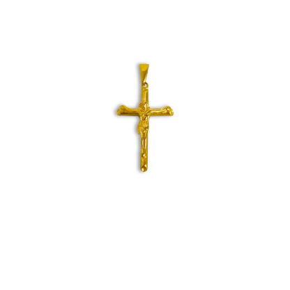 1 Piece 15.5*22.3mm 15*17.5mm 304 Stainless Steel 24K Gold Plated Human Cross Pendant