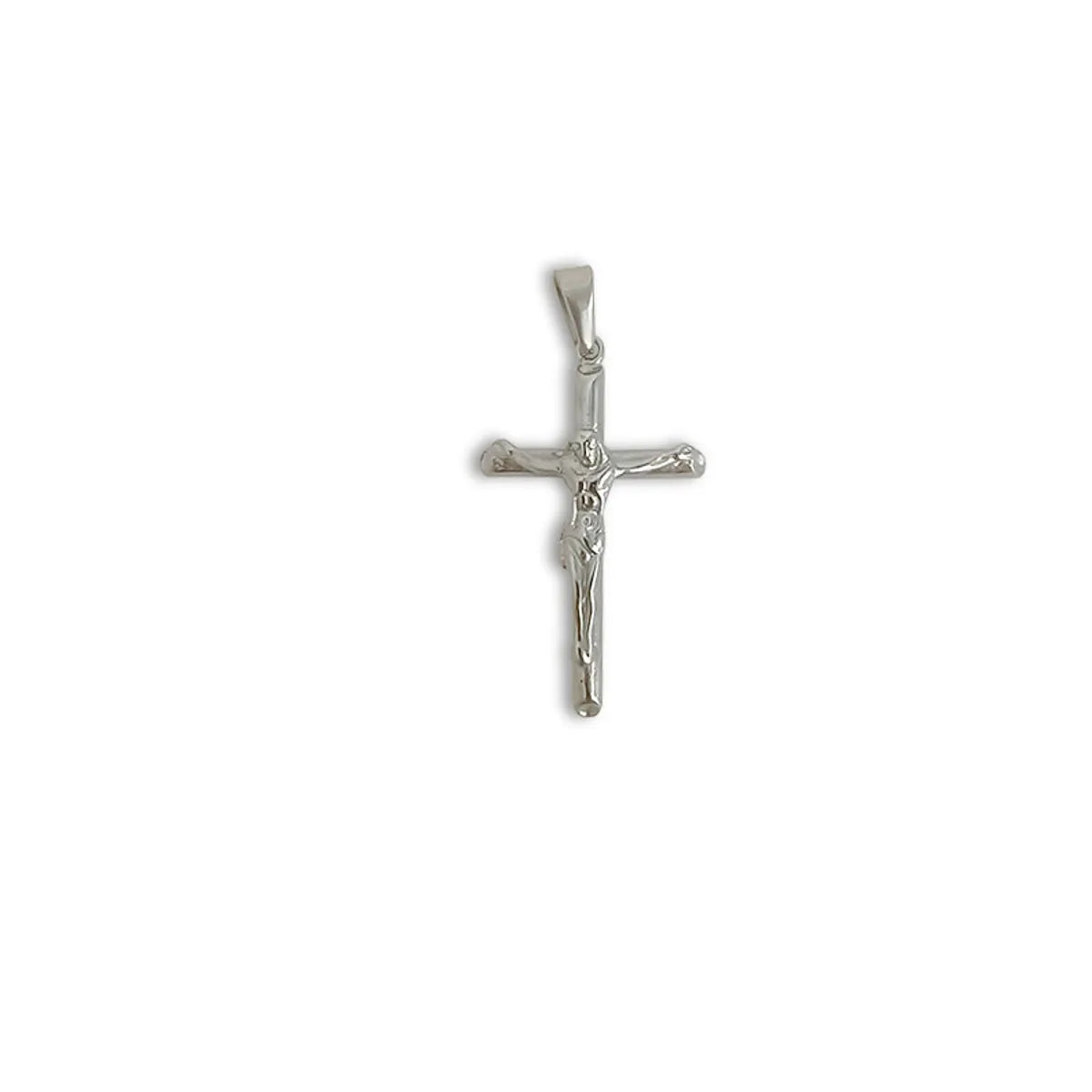 1 Piece 15.5*22.3mm 15*17.5mm 304 Stainless Steel 24K Gold Plated Human Cross Pendant