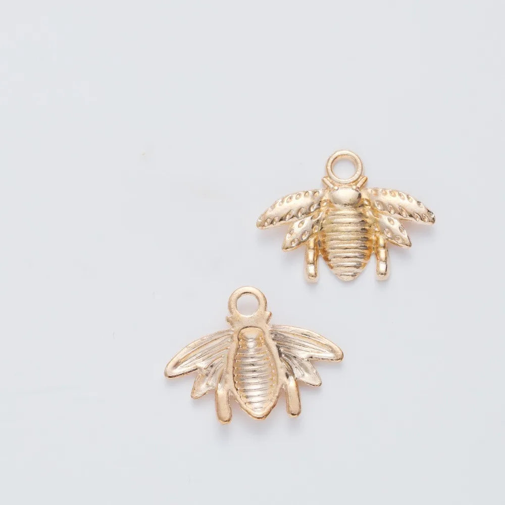 1 Piece 16*20mm Alloy Bee Pendant