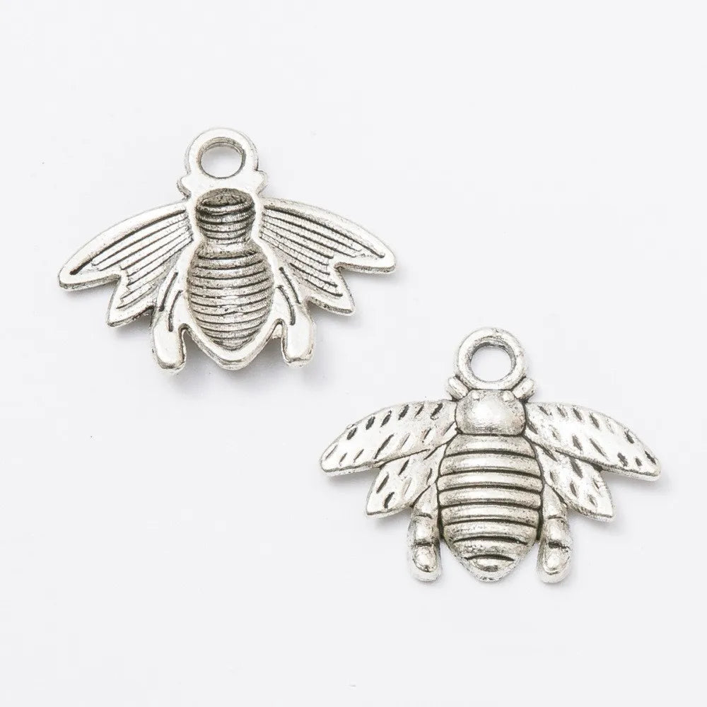 1 Piece 16*20mm Alloy Bee Pendant