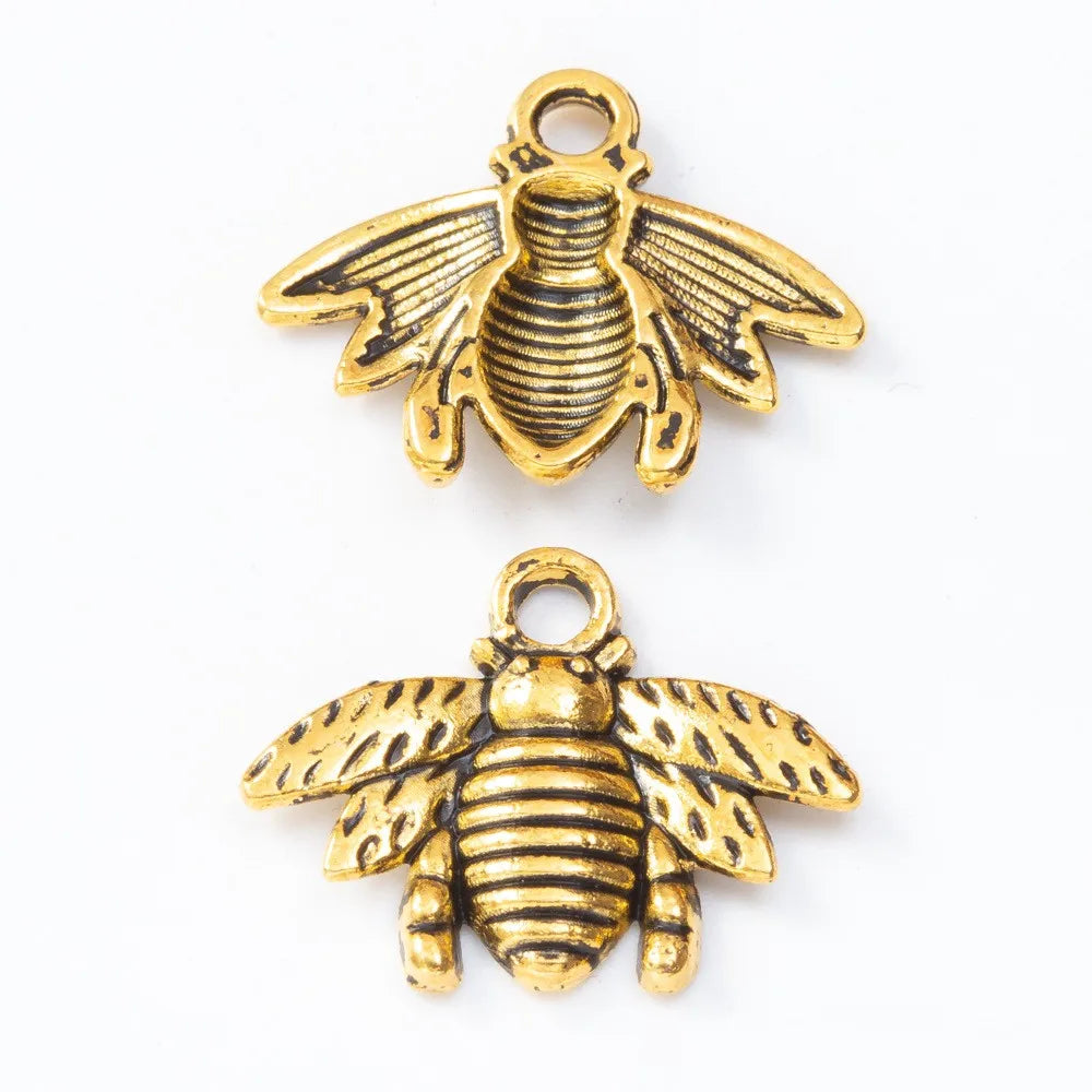 1 Piece 16*20mm Alloy Bee Pendant