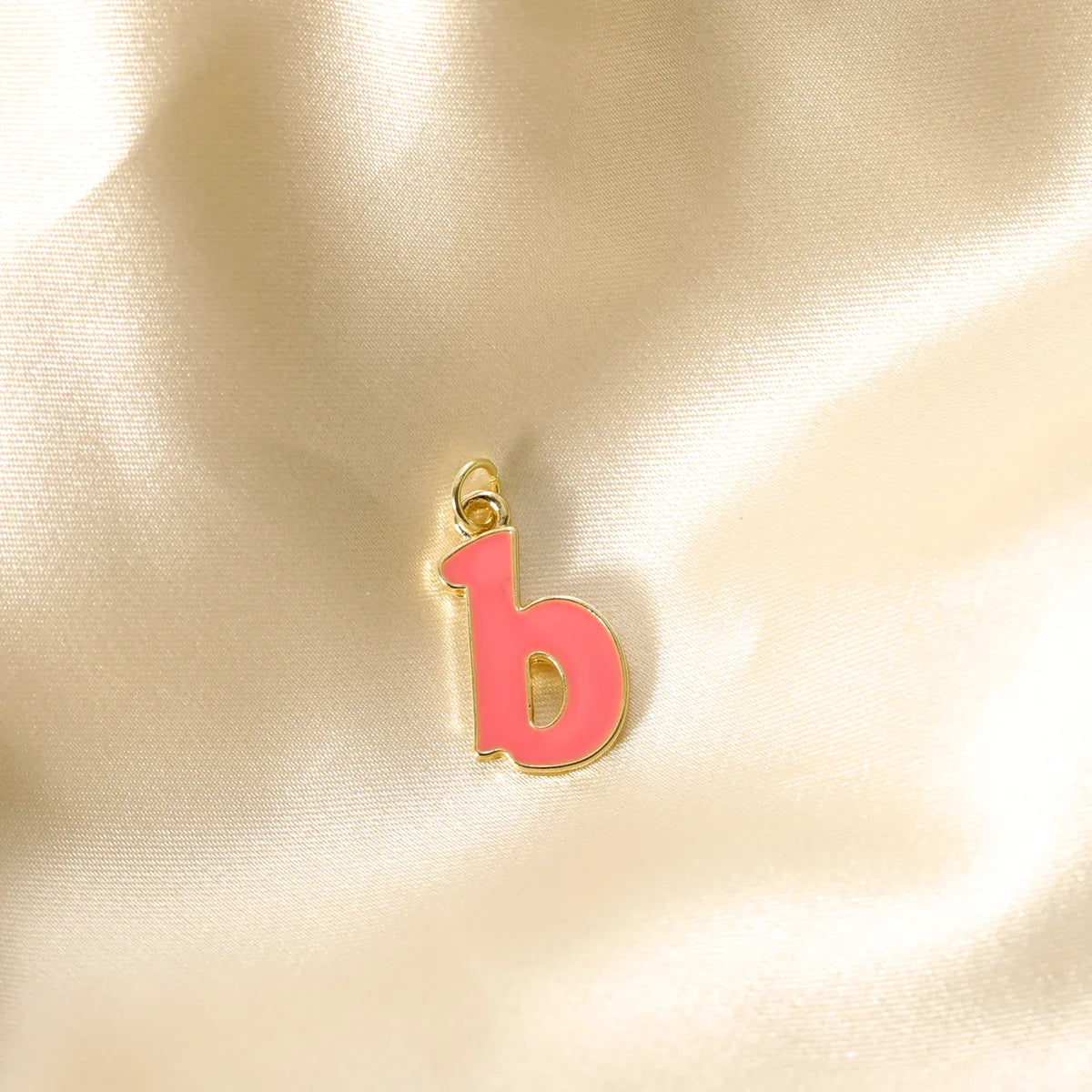 1 Piece 16*20mm Hole 2~2.9mm Alloy 14K Gold Plated Letter Pendant