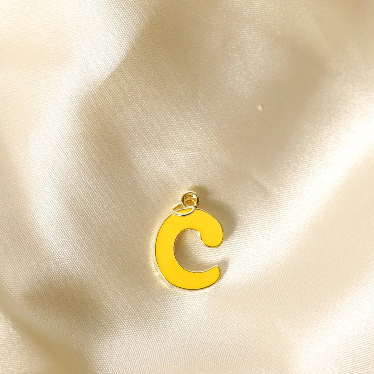 1 Piece 16*20mm Hole 2~2.9mm Alloy 14K Gold Plated Letter Pendant