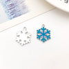 1 Piece 16 * 21mm 18 * 20mm 18 * 21mm Alloy Snowman Snowflake Elk Pendant