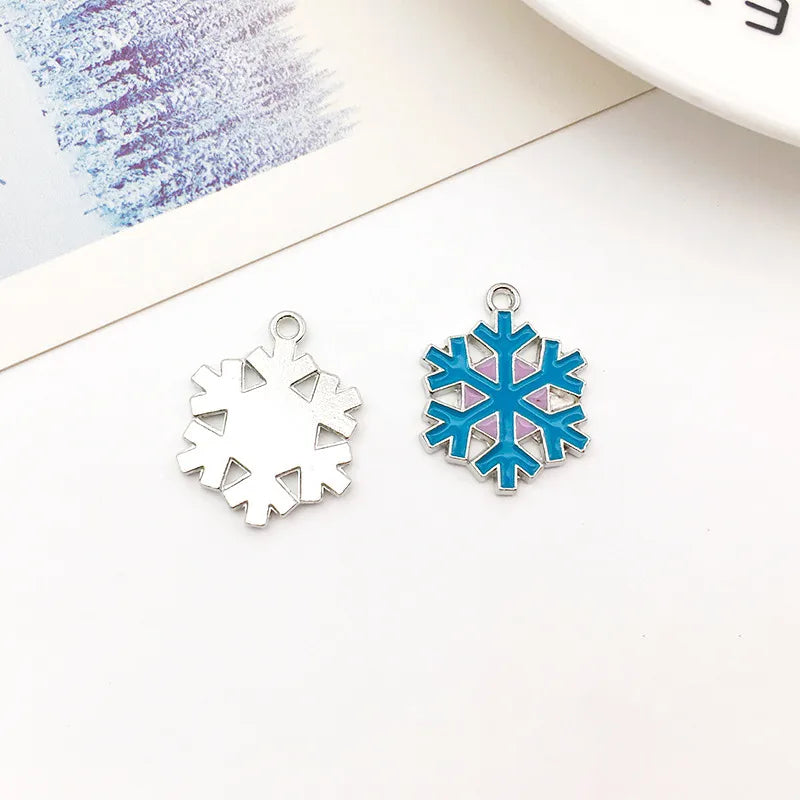 1 Piece 16 * 21mm 18 * 20mm 18 * 21mm Alloy Snowman Snowflake Elk Pendant