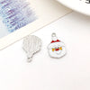 1 Piece 16 * 21mm 18 * 20mm 18 * 21mm Alloy Snowman Snowflake Elk Pendant