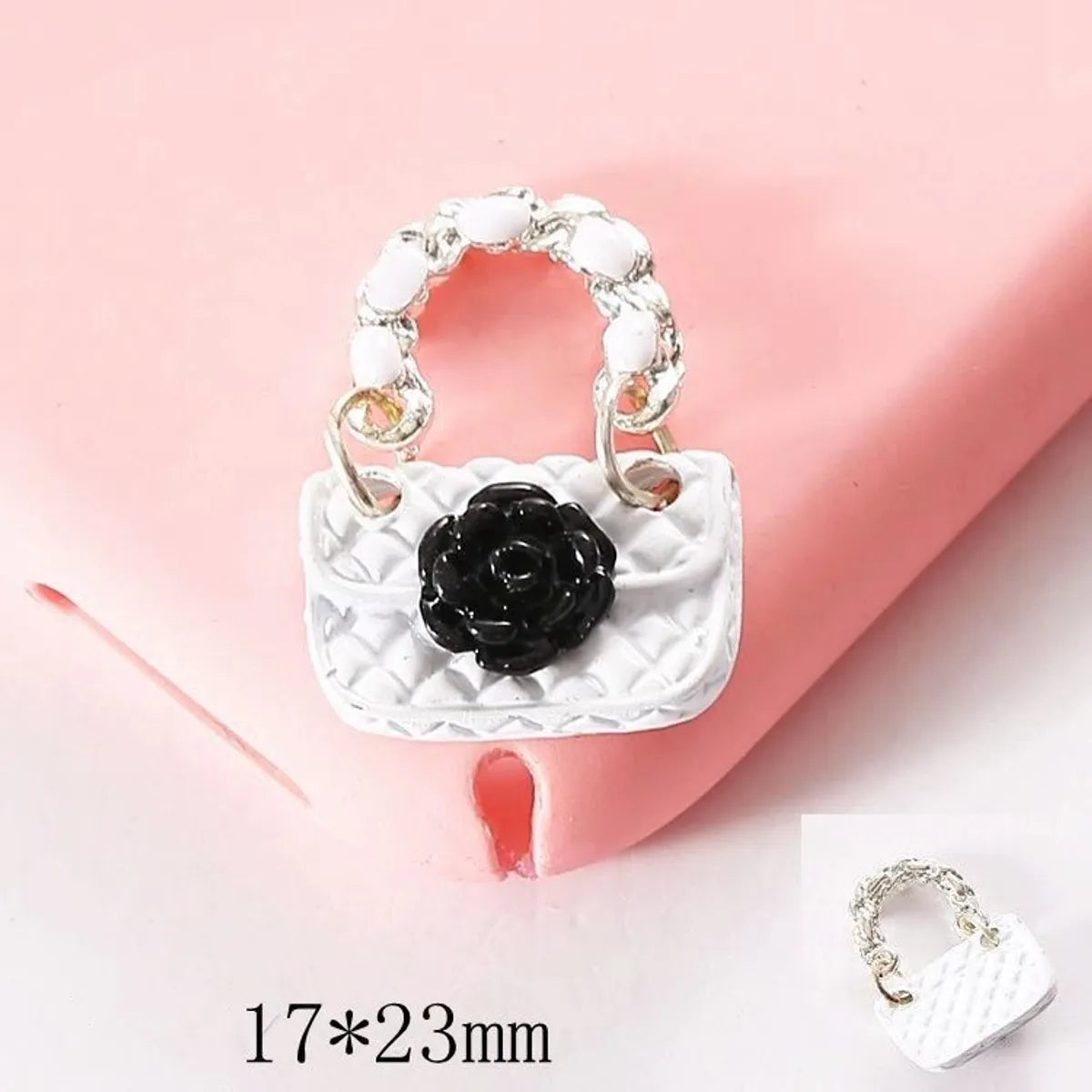 1 Piece 17*17mm 20*19mm 24*24mm Zinc Alloy Pearl Heart Shape Flower Bow Knot Pendant