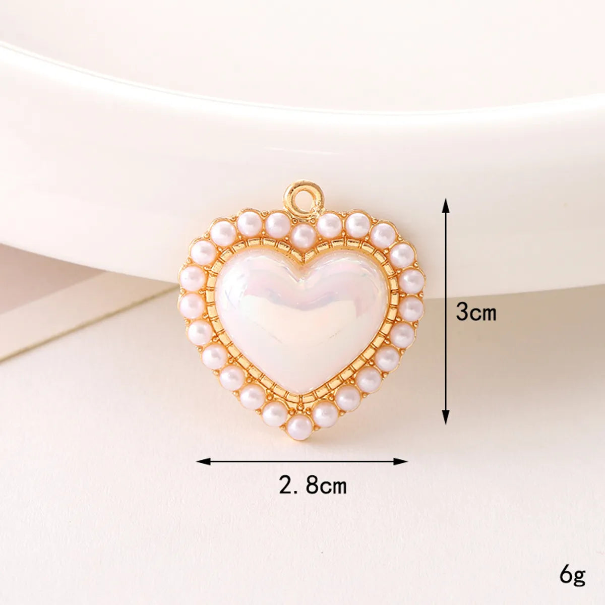 1 Piece 17*17mm 20*19mm 24*24mm Zinc Alloy Pearl Heart Shape Flower Bow Knot Pendant