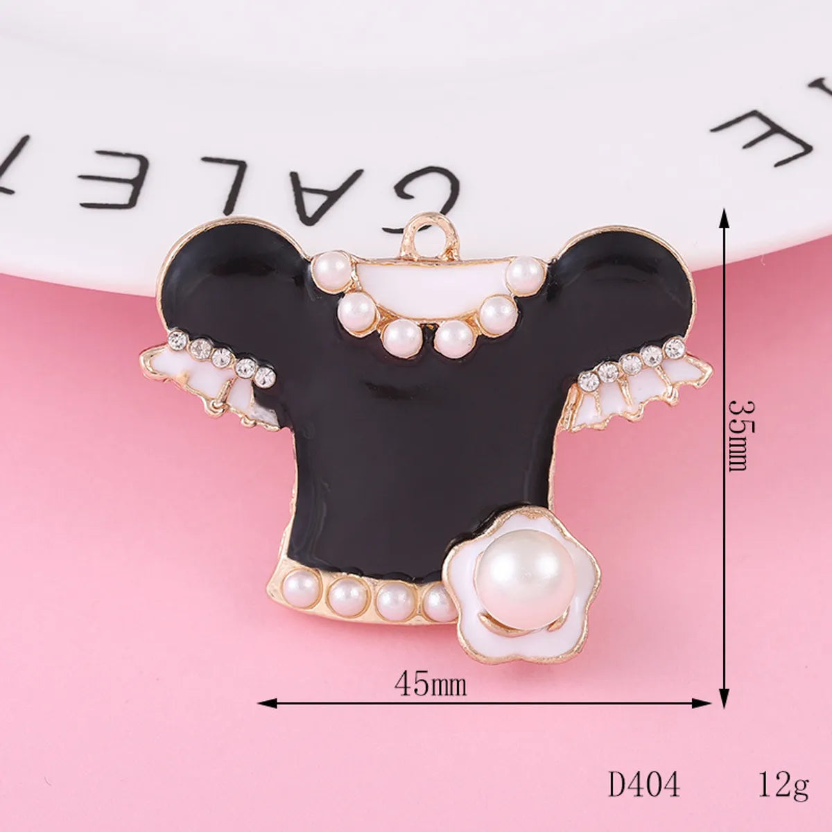 1 Piece 17*17mm 20*19mm 24*24mm Zinc Alloy Pearl Heart Shape Flower Bow Knot Pendant