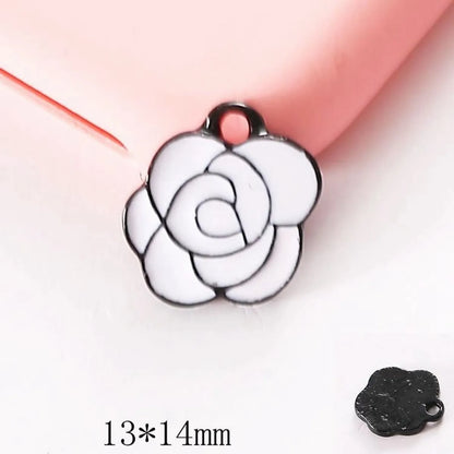 1 Piece 17*17mm 20*19mm 24*24mm Zinc Alloy Pearl Heart Shape Flower Bow Knot Pendant